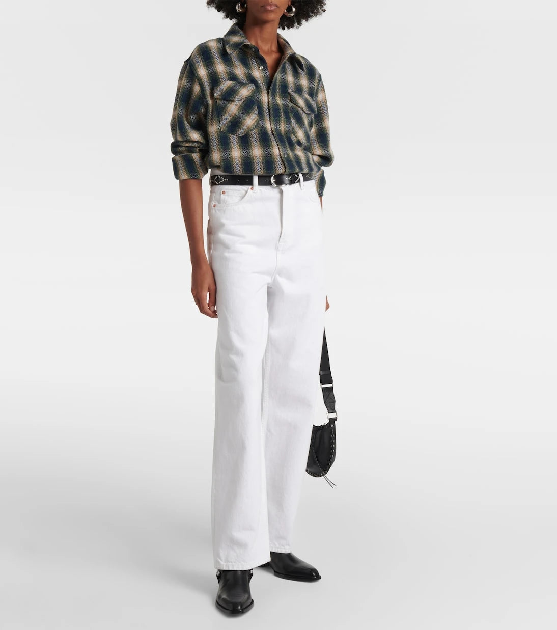 God's True Cashmere - Tartan cashmere shirt