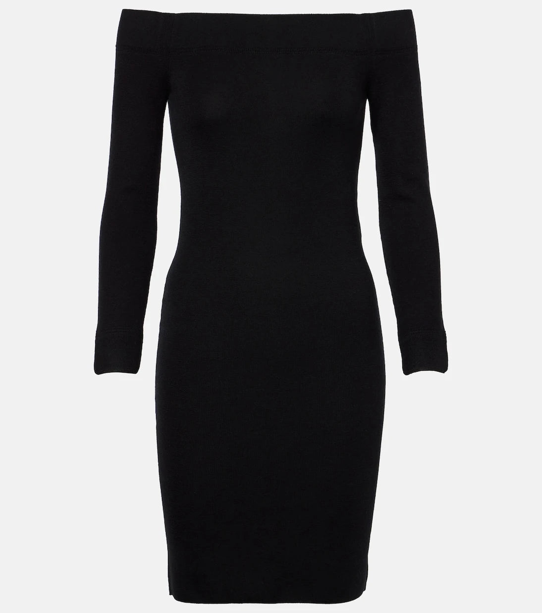 Tom Ford - Off-shoulder cashmere and silk minidress