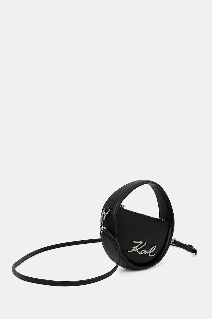 Karl Lagerfeld чанта crossbody дамска от кожа K/SIGNATURE