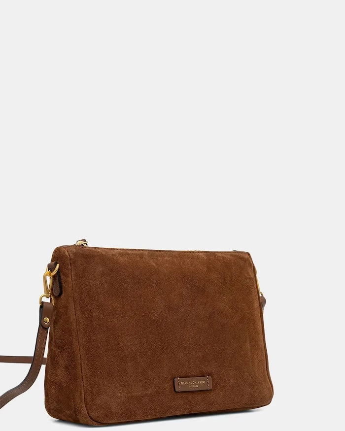 Gianni Chiarini kadın crossbody süet çanta NORA POUCH