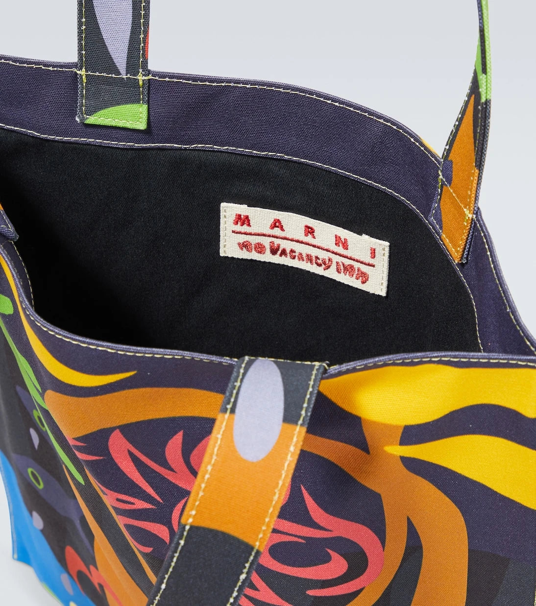 Marni - x No Vacancy Inn printed canvas tote bag