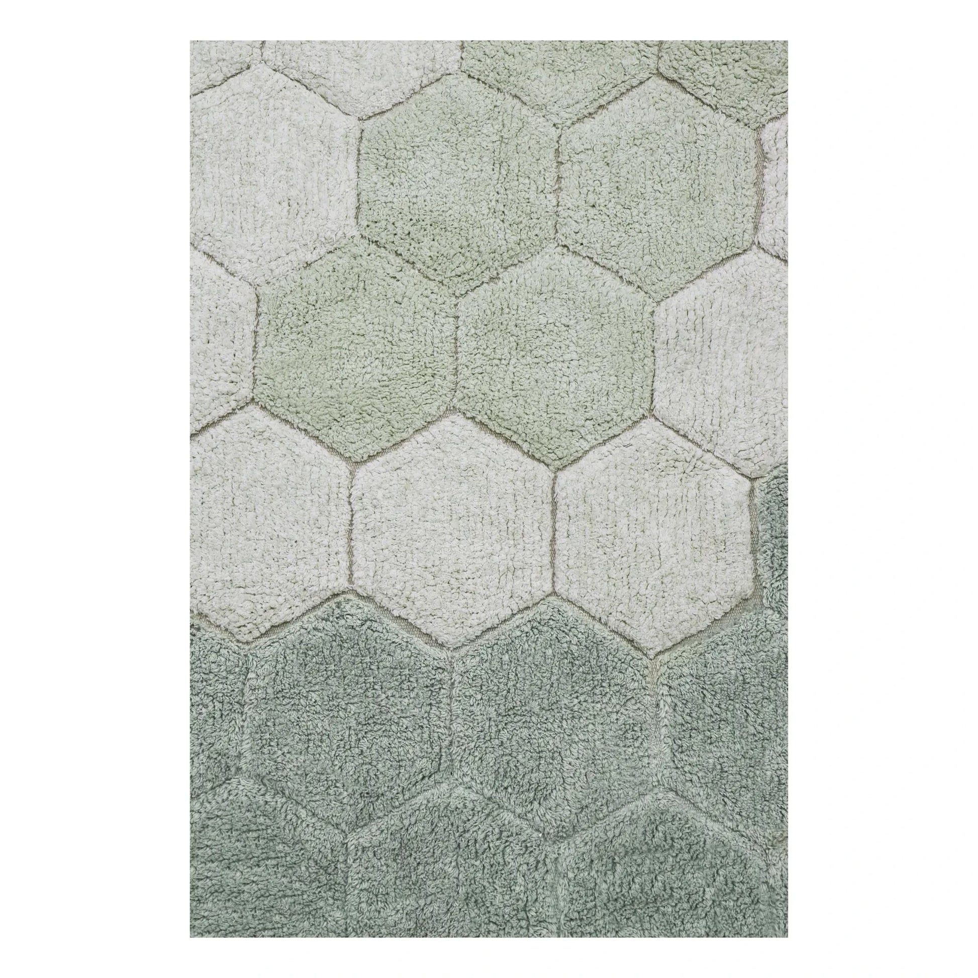 Lorena Canals - Honeycomb round carpet | Grey blue