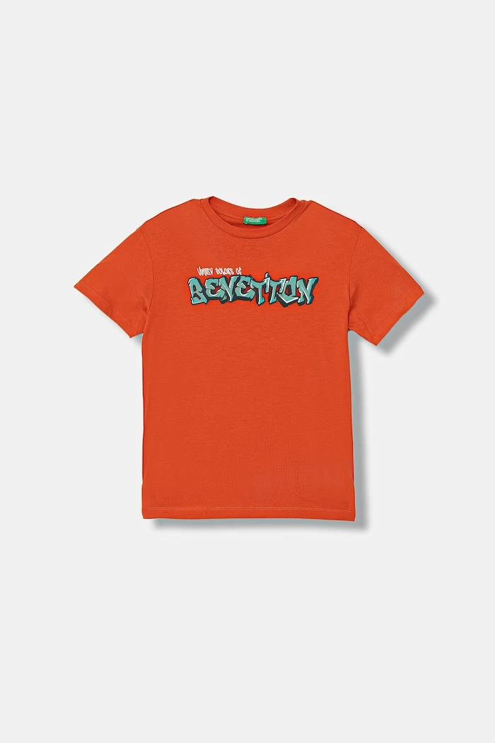 United Colors of Benetton çocuk pamuklu tişört