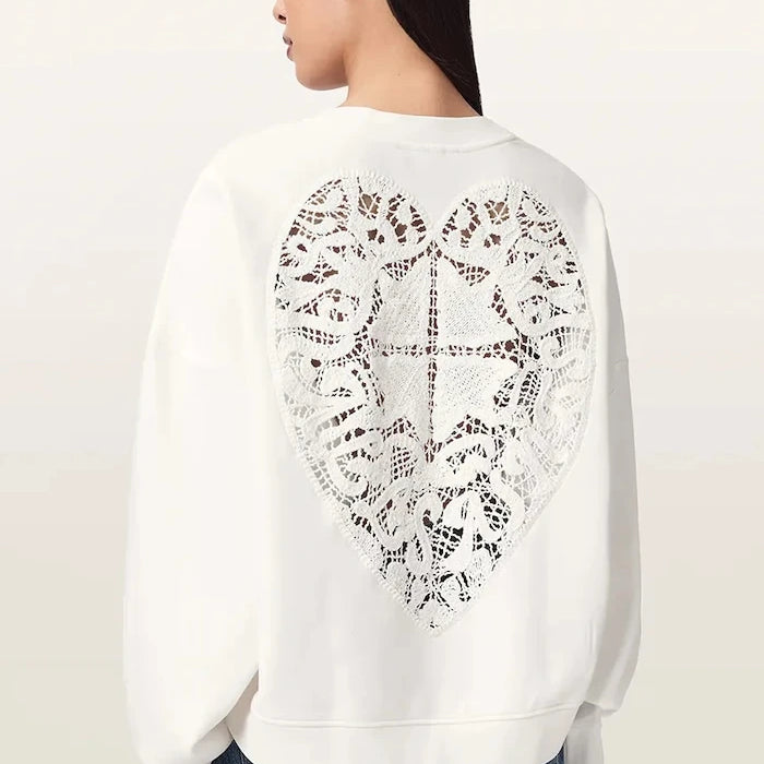 AllSaints kadın pamuklu sweatshirt ESME