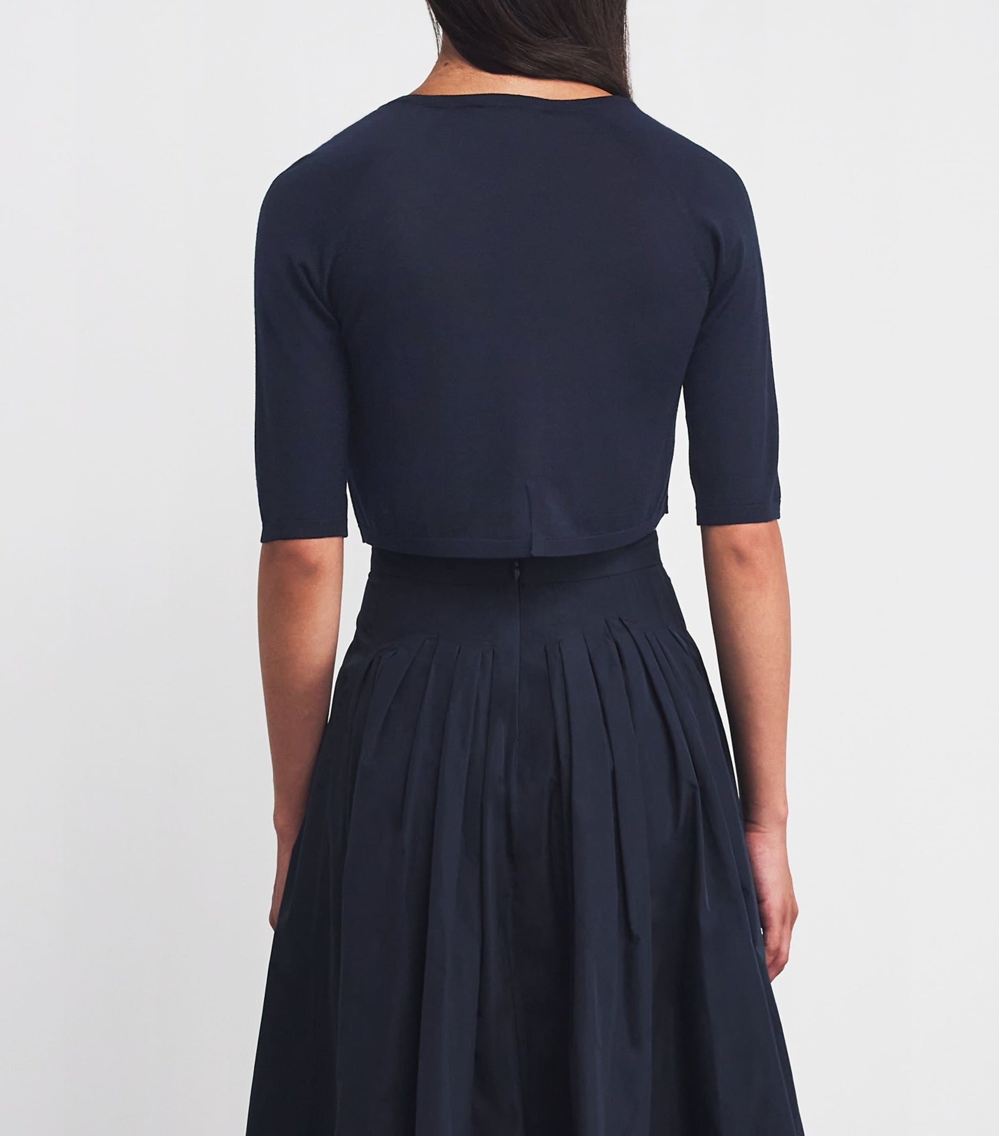 Max Mara Blue Virgin Wool Cardigan