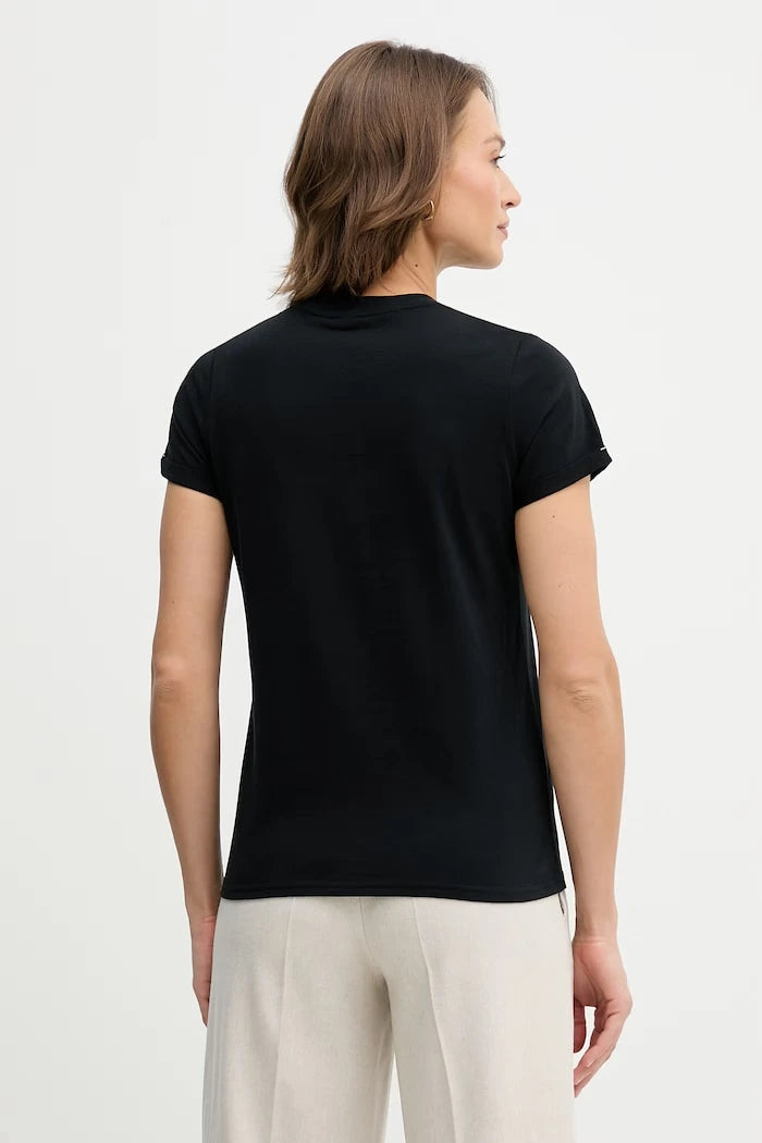 U.S. Polo Assn. Kadın Pamuklu Tişört CREW NECK