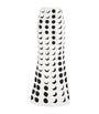 A.W.A.K.E. Mode White Layered Hole Maxi Skirt