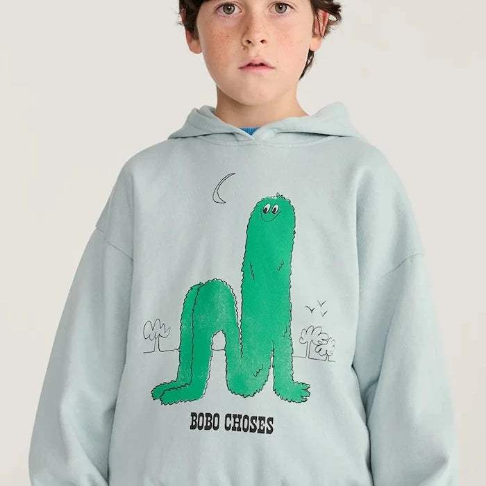 Bobo Choses çocuk pamuk kapüşonlu sweatshirt Long Puff