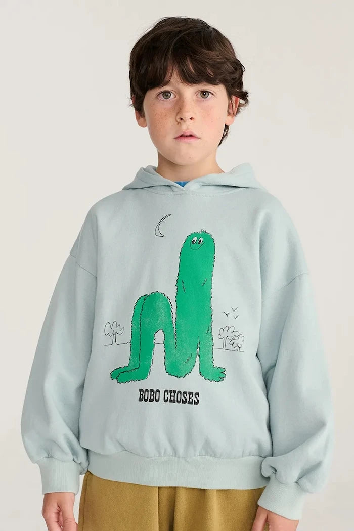 Bobo Choses çocuk pamuk kapüşonlu sweatshirt Long Puff