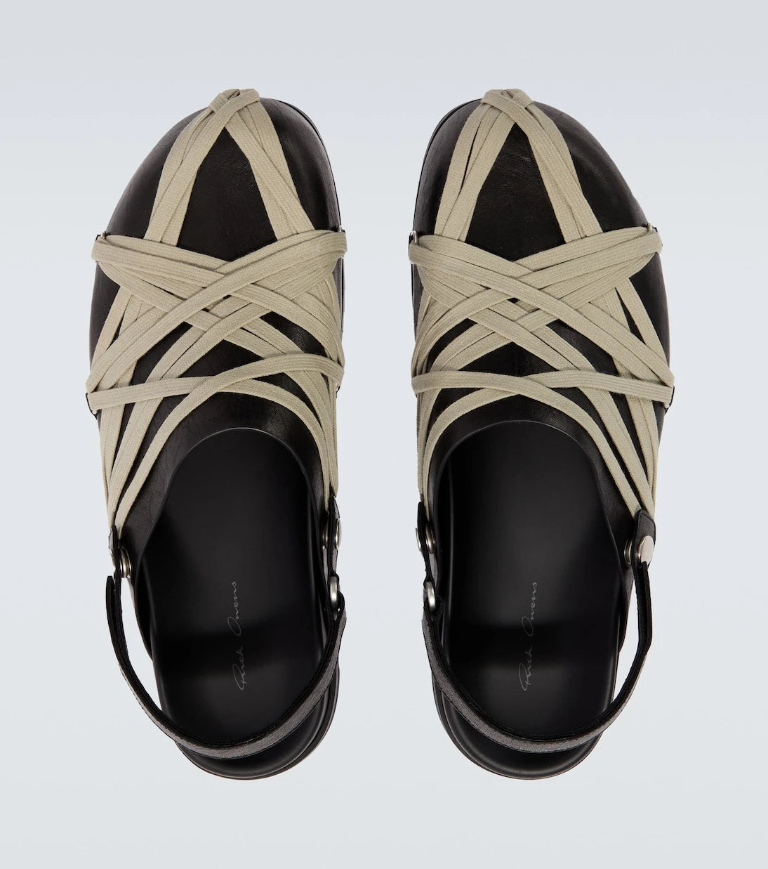 Rick Owens - Megalace leather mules