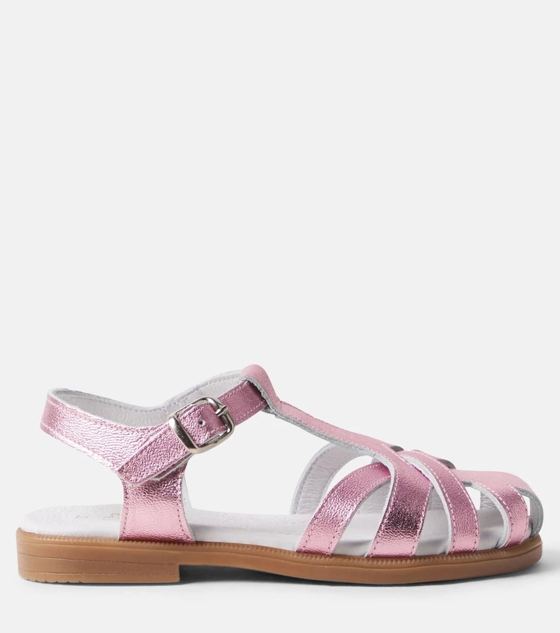 La Coqueta - Sofia metallic leather sandals