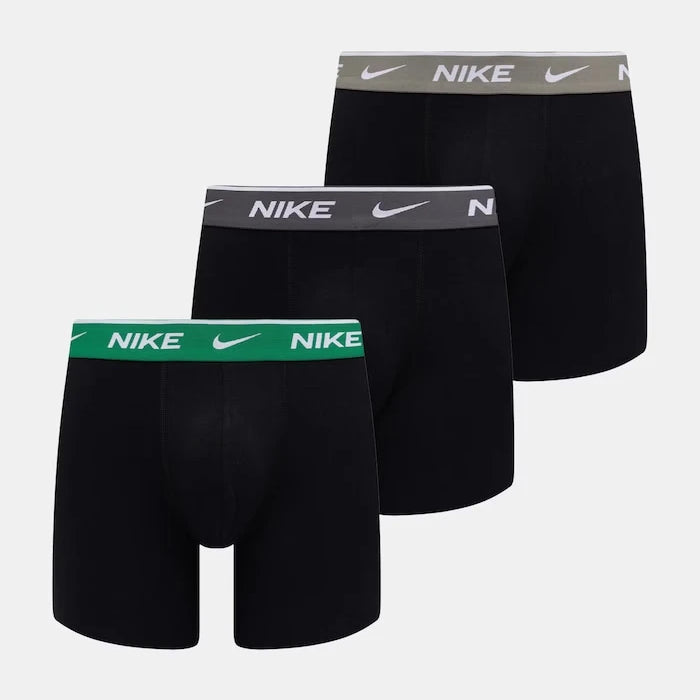 Nike pamuk ve elastanlı erkek dar boxer 3'lü paket