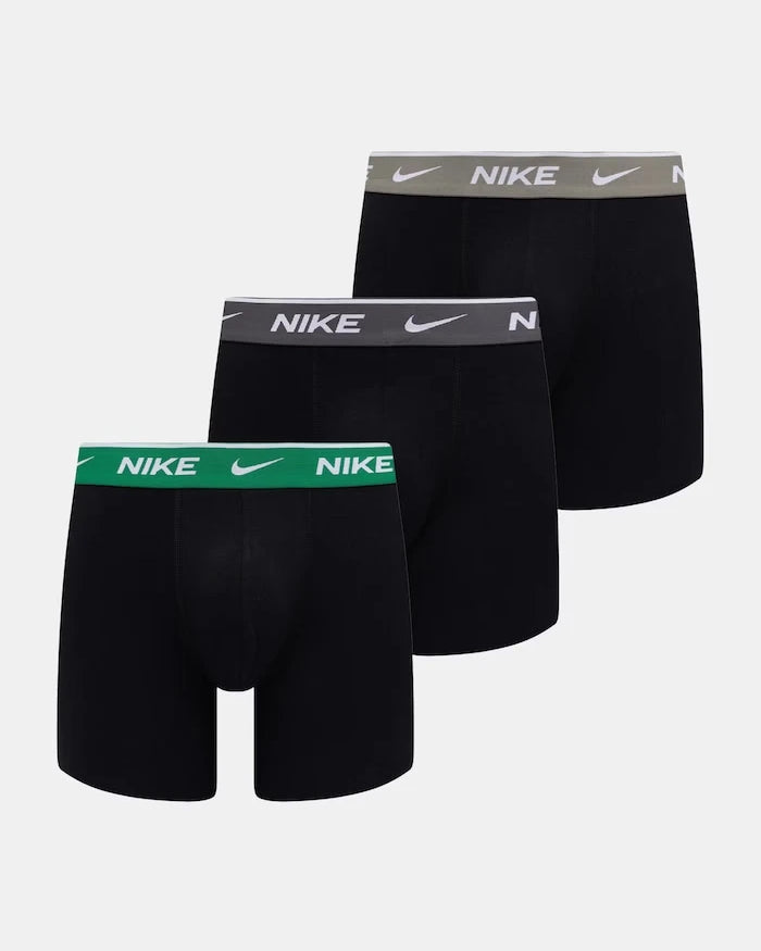 Nike pamuk ve elastanlı erkek dar boxer 3'lü paket
