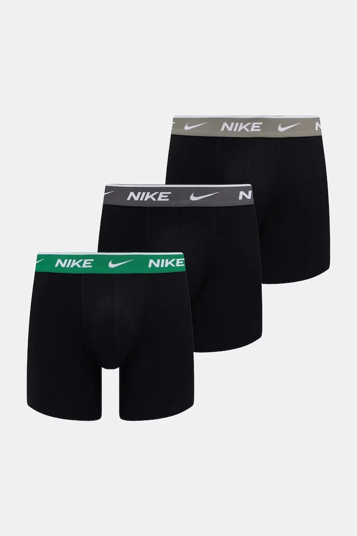Nike pamuk ve elastanlı erkek dar boxer 3'lü paket