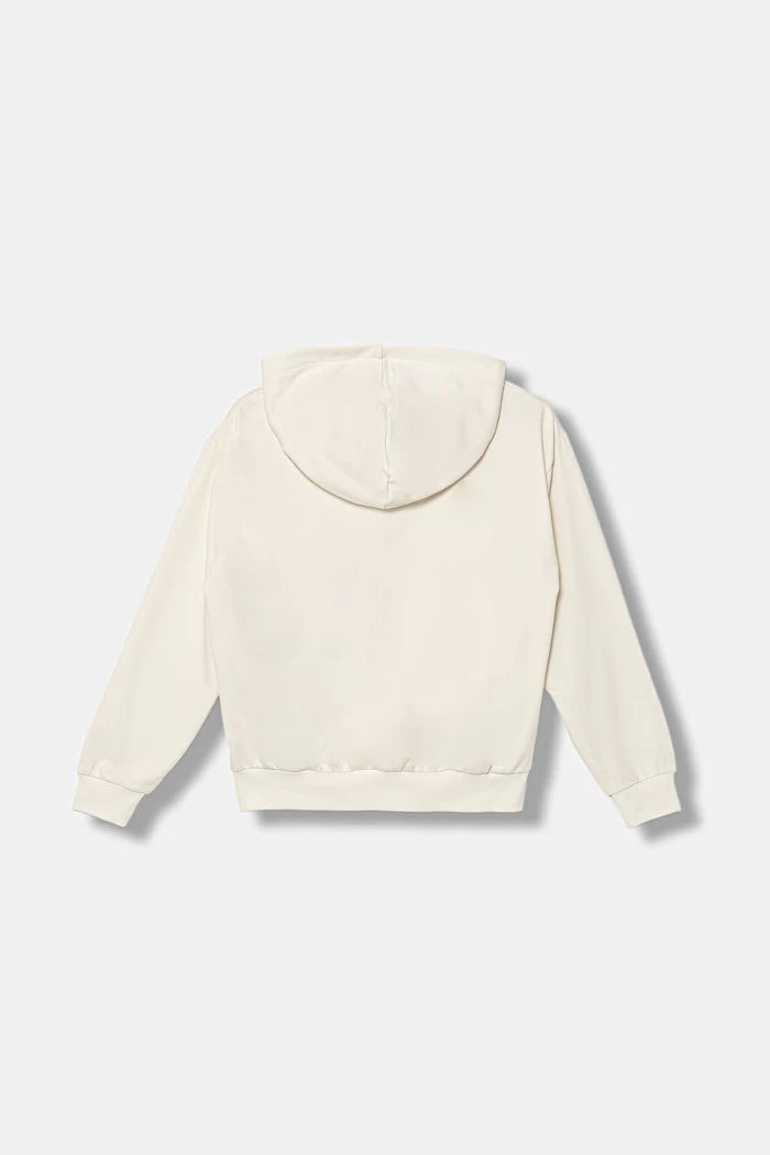 United Colors of Benetton çocuklar için pamuklu fermuarlı kapüşonlu sweatshirt