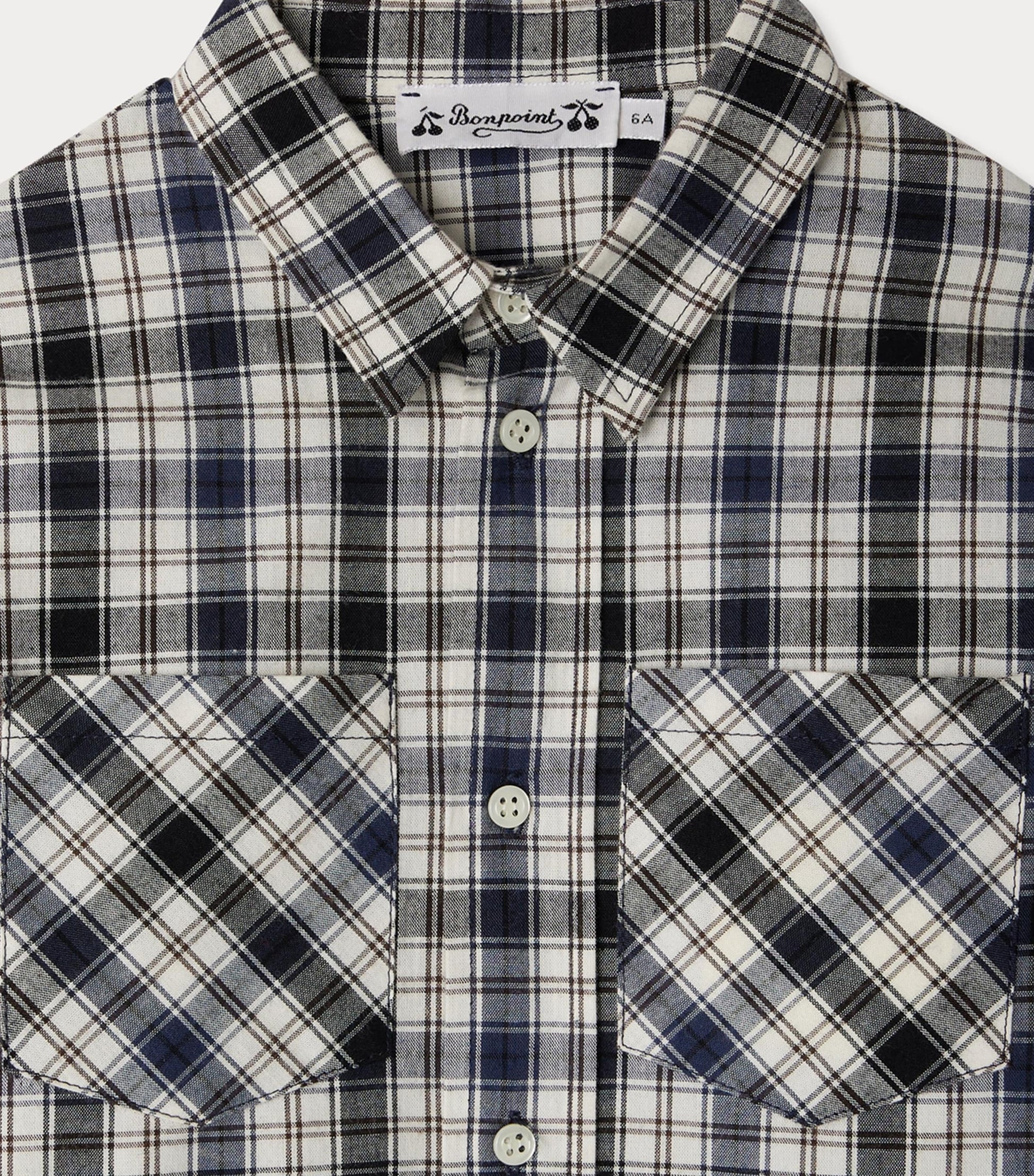 Organic Cotton Altman Check Shirt (4-8 Years)