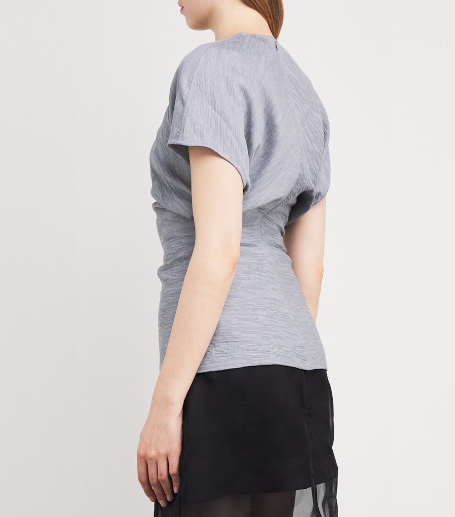 Blue Mistral Slouch-Waist Top