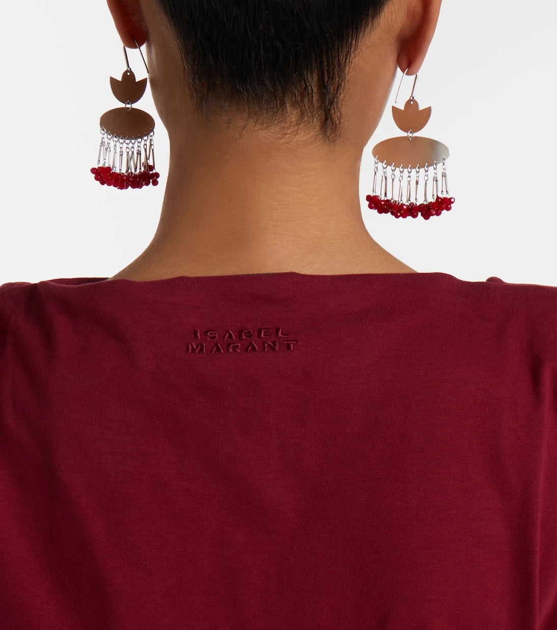 Isabel Marant - Sebani asymmetric cotton T-shirt