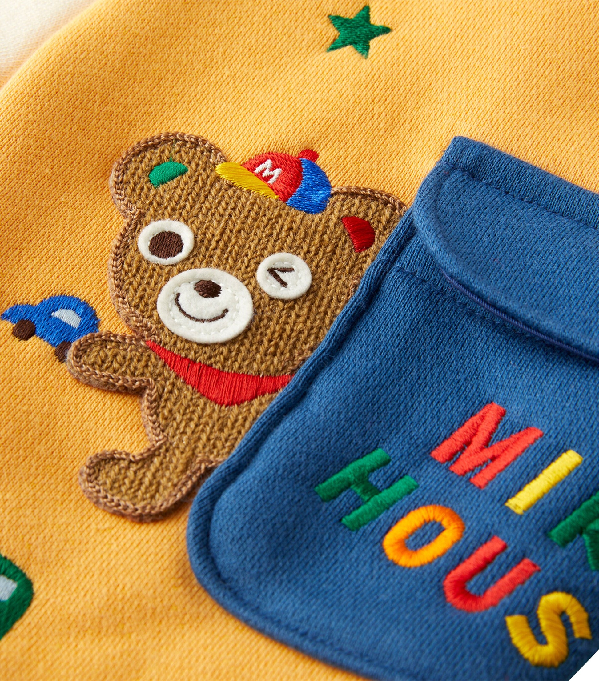 Miki House Embroidered Padded Leggings (2-5 Years)