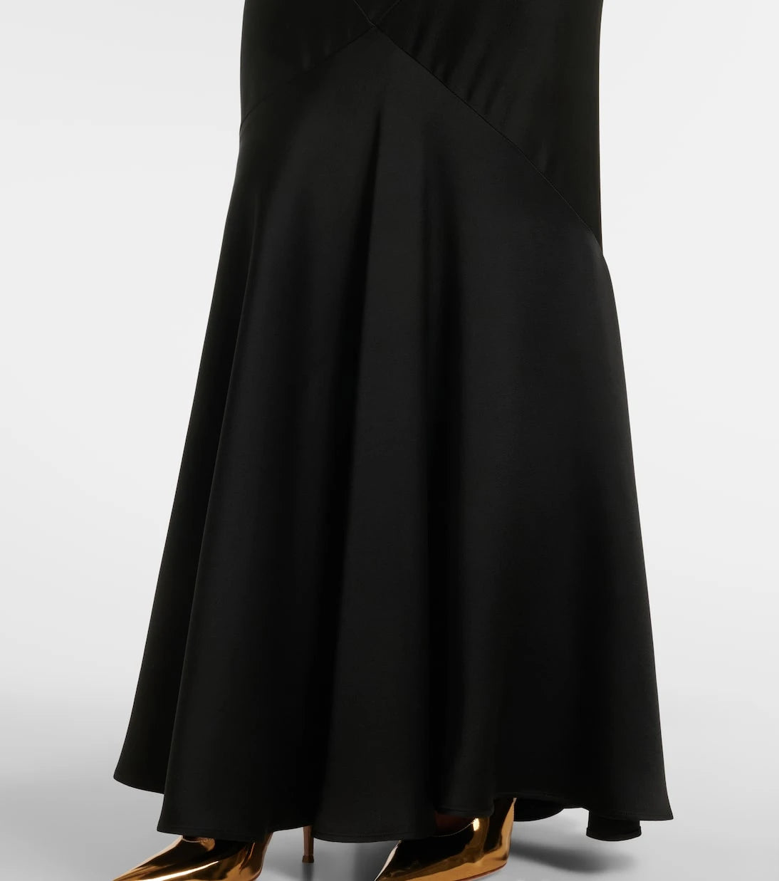 Max Mara - Acerbo satin maxi skirt