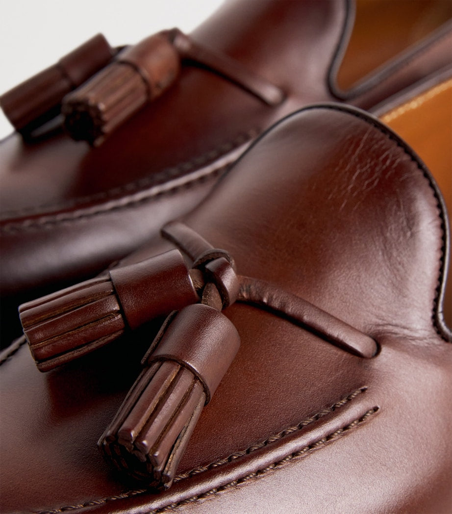 Leather Tasselled Maestra Loafers