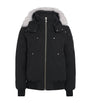 Moose Knuckles Black Down Original Ballistic Bomber Jacket