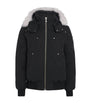 Moose Knuckles Black Down Original Ballistic Bomber Jacket