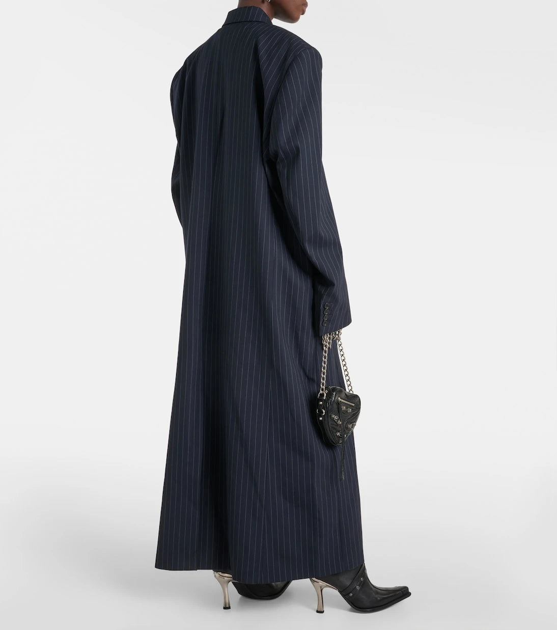 Vetements - Oversized pinstriped wool coat