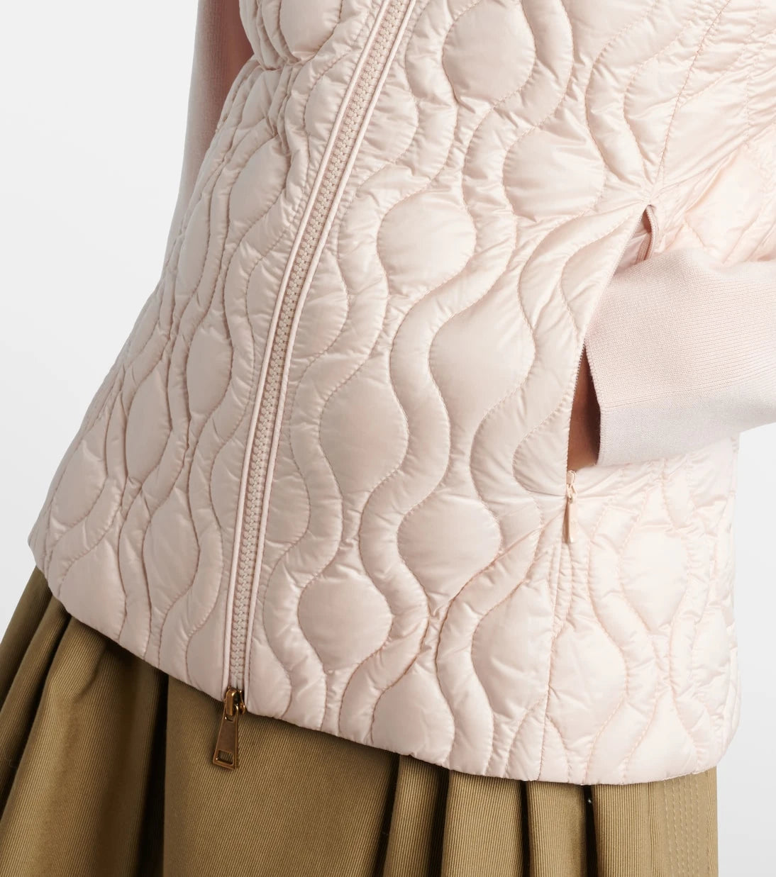 Moncler - Down-paneled cotton cardigan