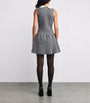 Claudie Pierlot Grey Cotton-Blend Skater Dress
