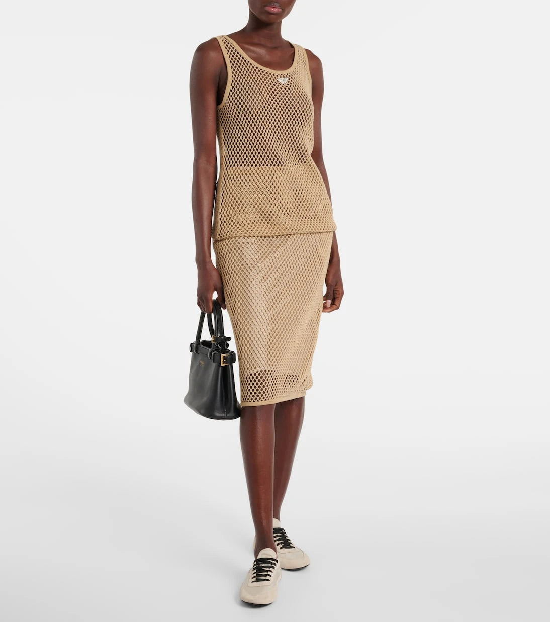 Prada - Sheer cotton tank top