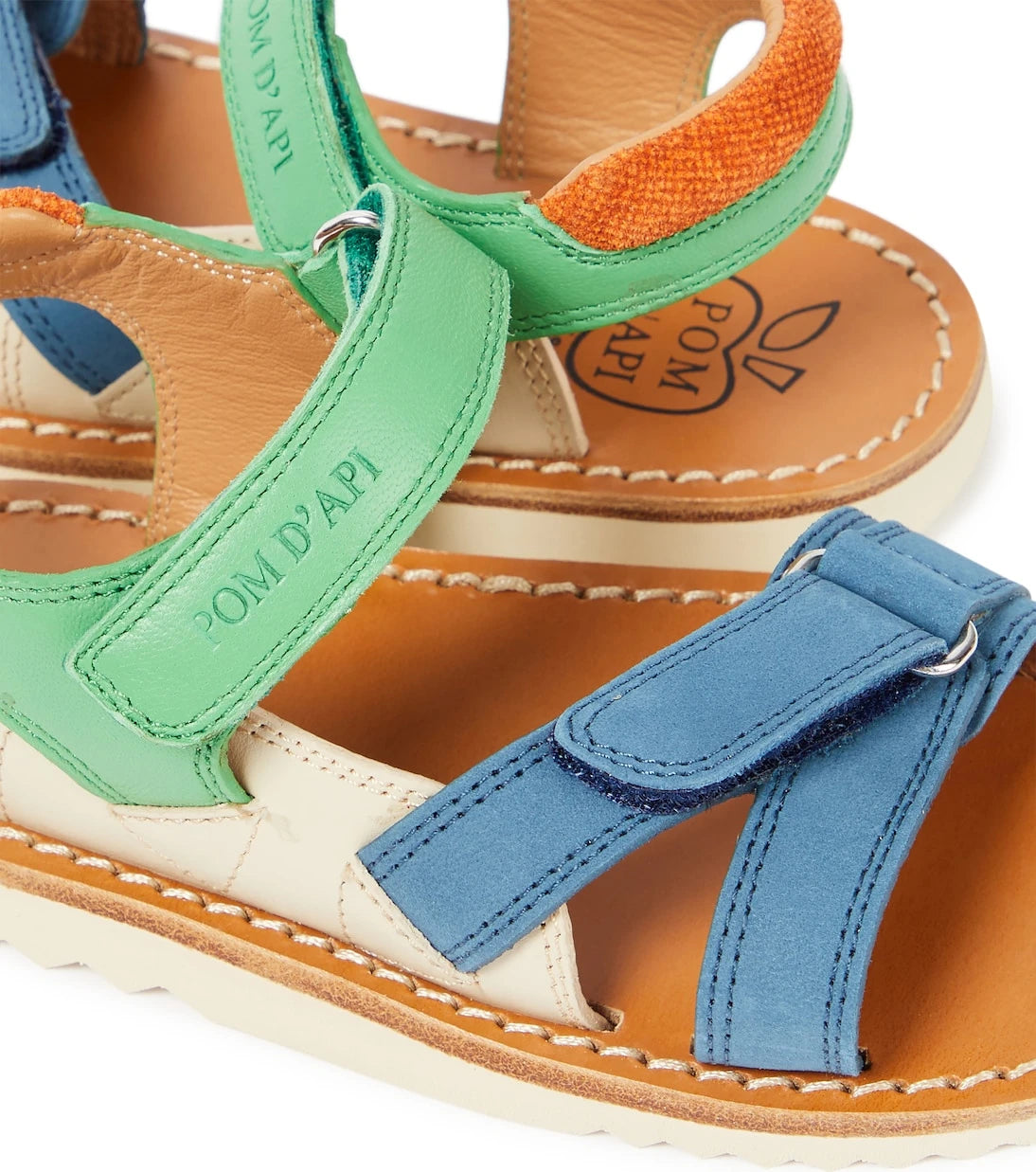 Pom d'Api - Waff Jimmy leather sandals