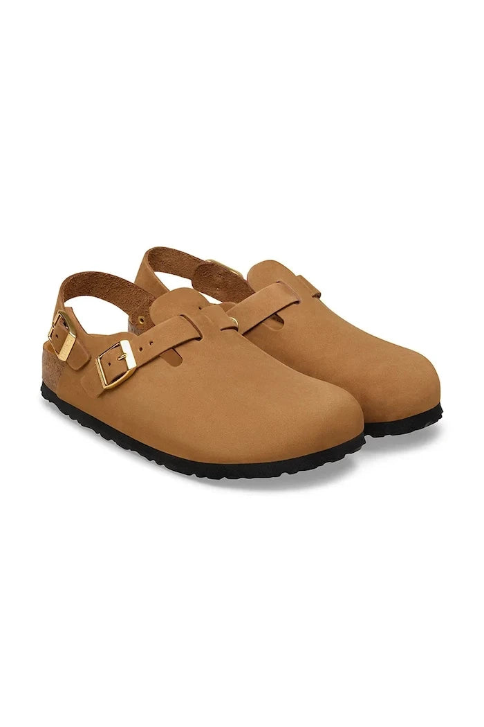 Birkenstock kadın deri terlik sabolar Tokio