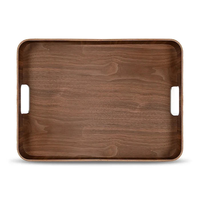 Sagaform ceviz ağacından servis tepsisi 55 x 40 x 6 cm