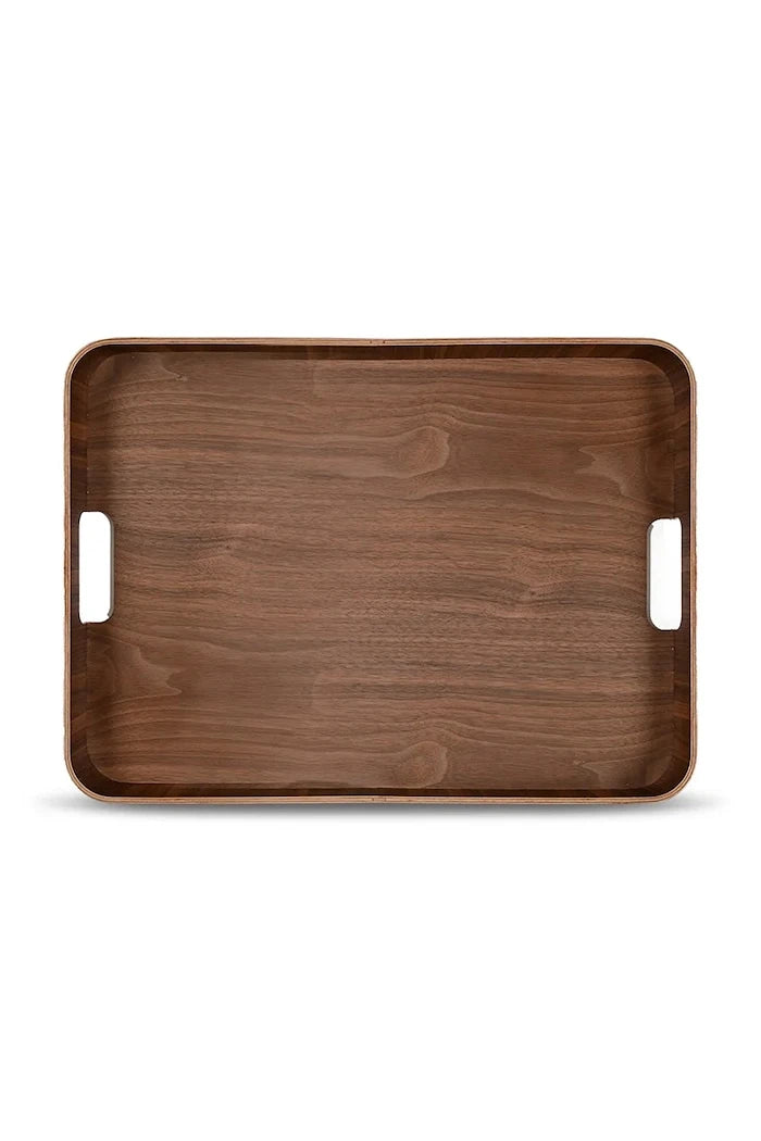 Sagaform ceviz ağacından servis tepsisi 55 x 40 x 6 cm