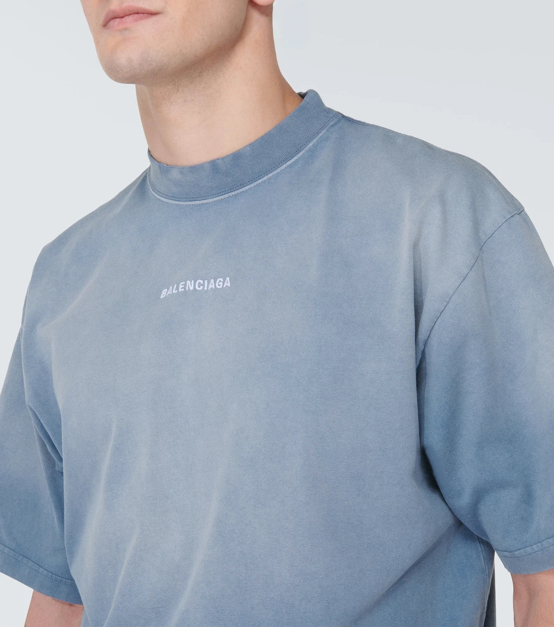Balenciaga - Logo cotton jersey T-shirt