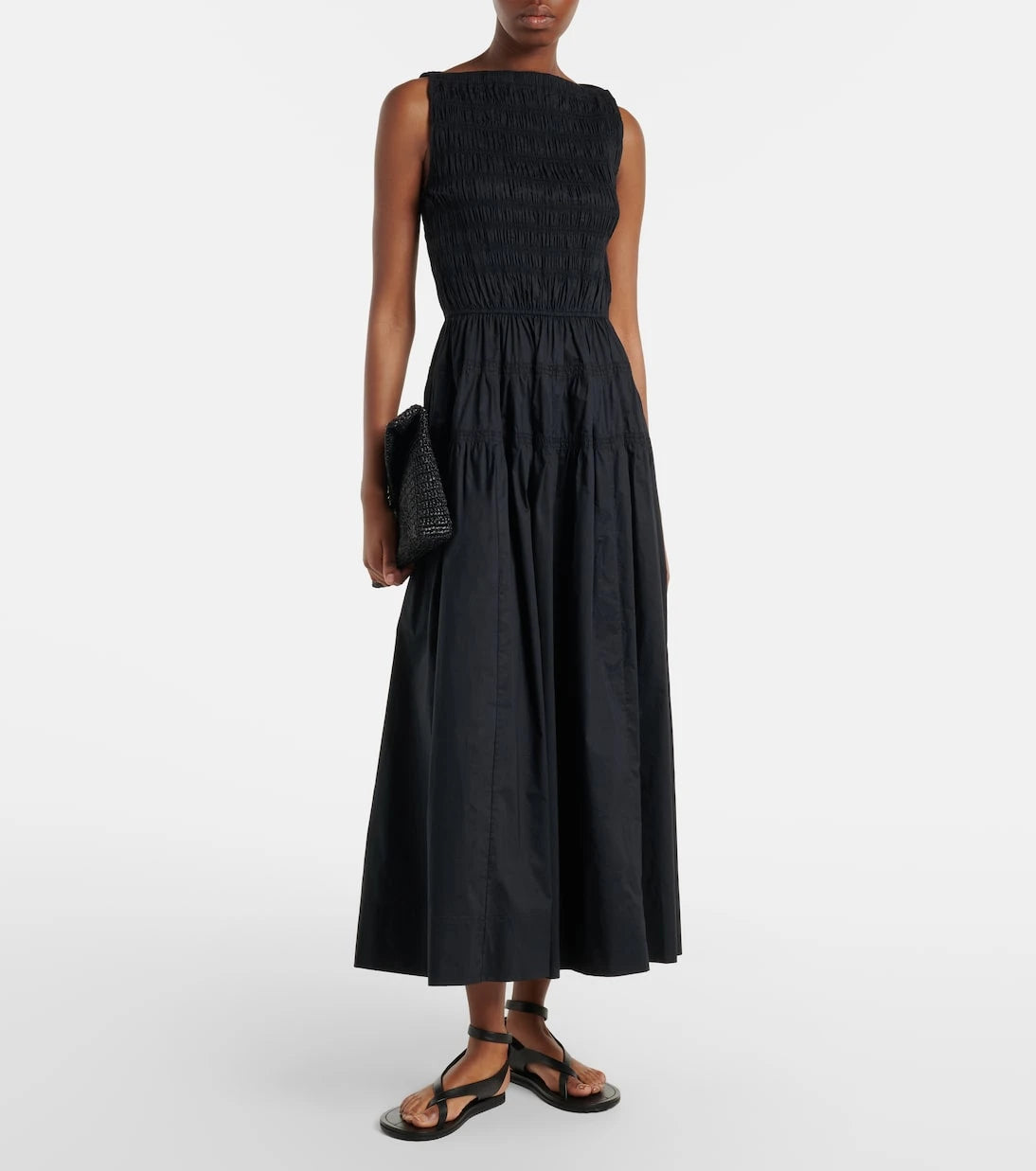Dôen - Melie cotton poplin midi dress