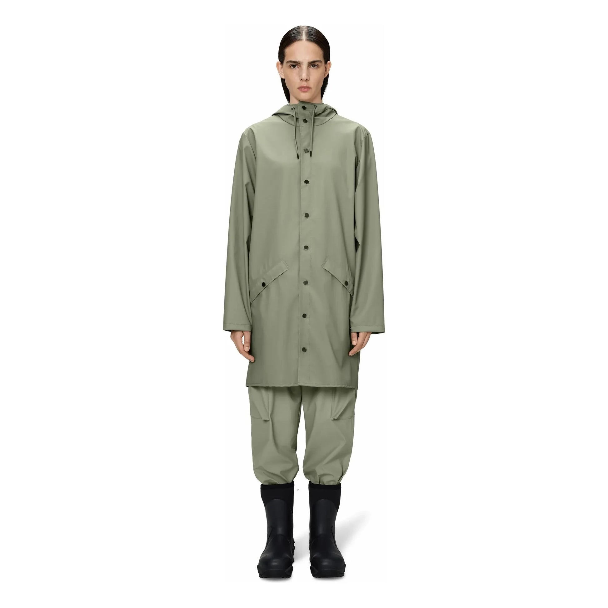 Rains - Long Jacket W3 | Light khaki