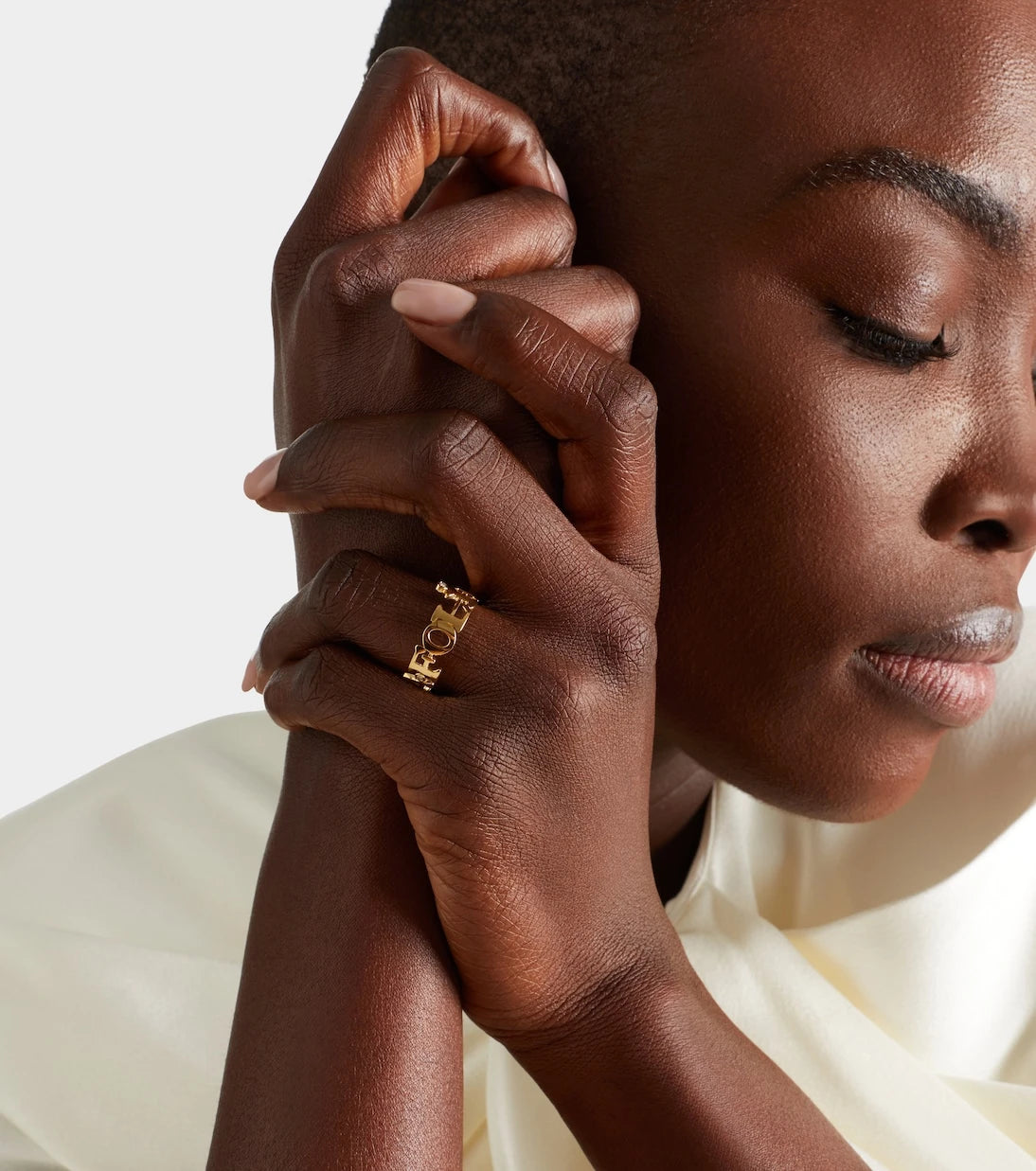 Yvonne Léon - À La Folie 9kt gold ring with diamonds