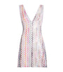 Missoni Multi Zigzag Plunge Mini Dress