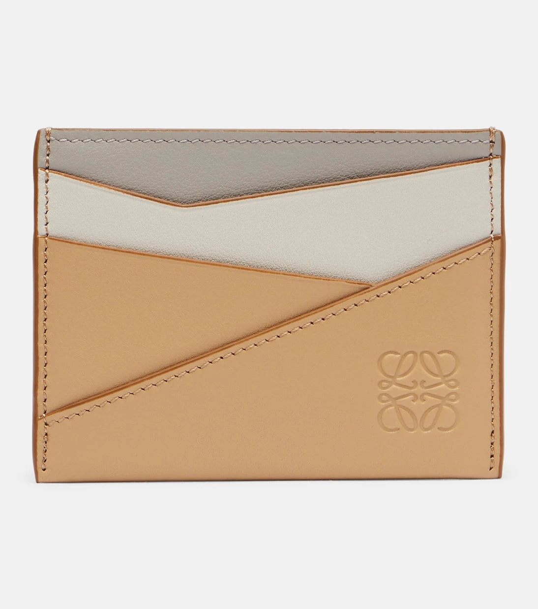Loewe - حامل بطاقات Puzzle الجلدي