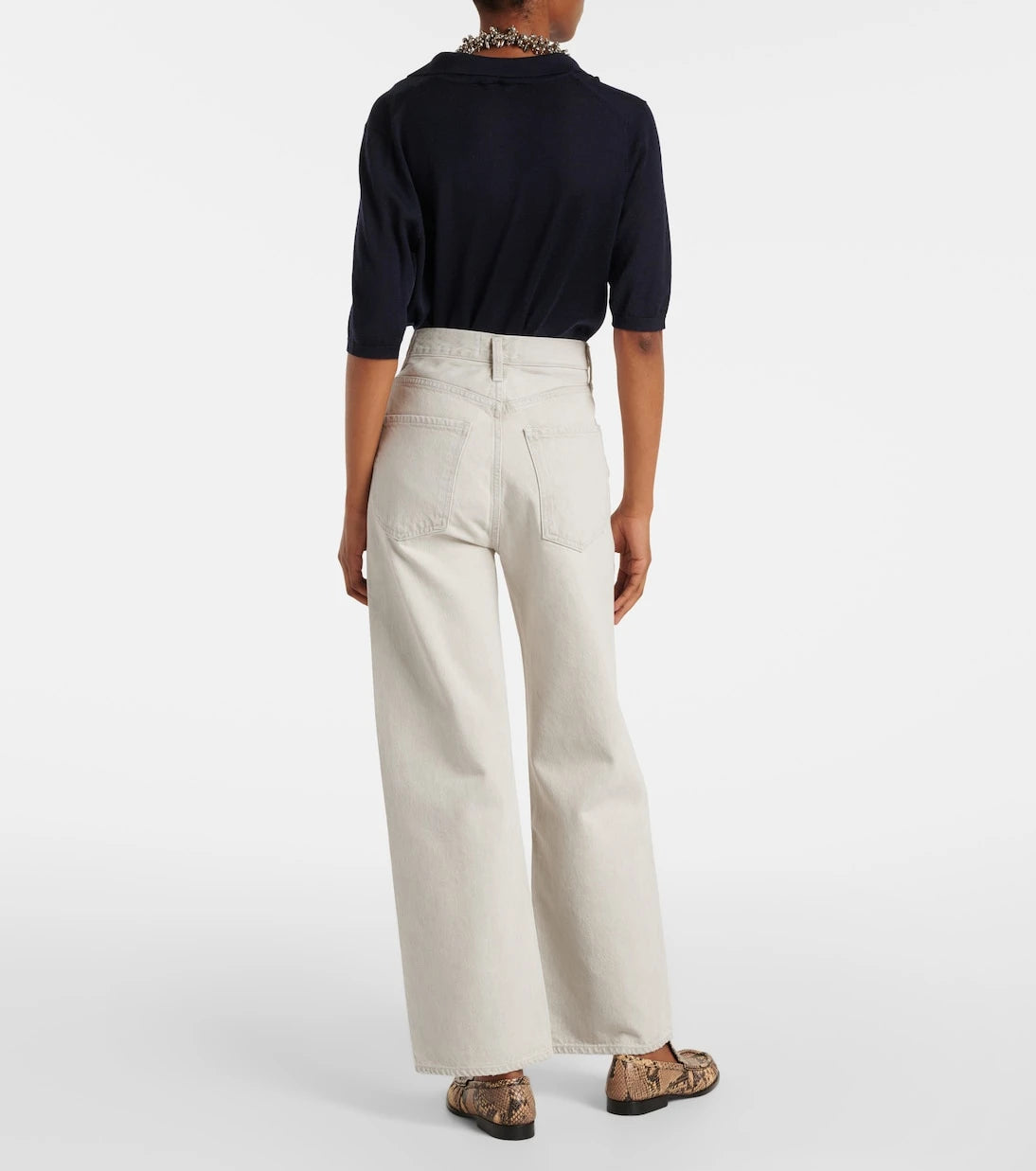 Agolde - Ren high-rise wide-leg jeans