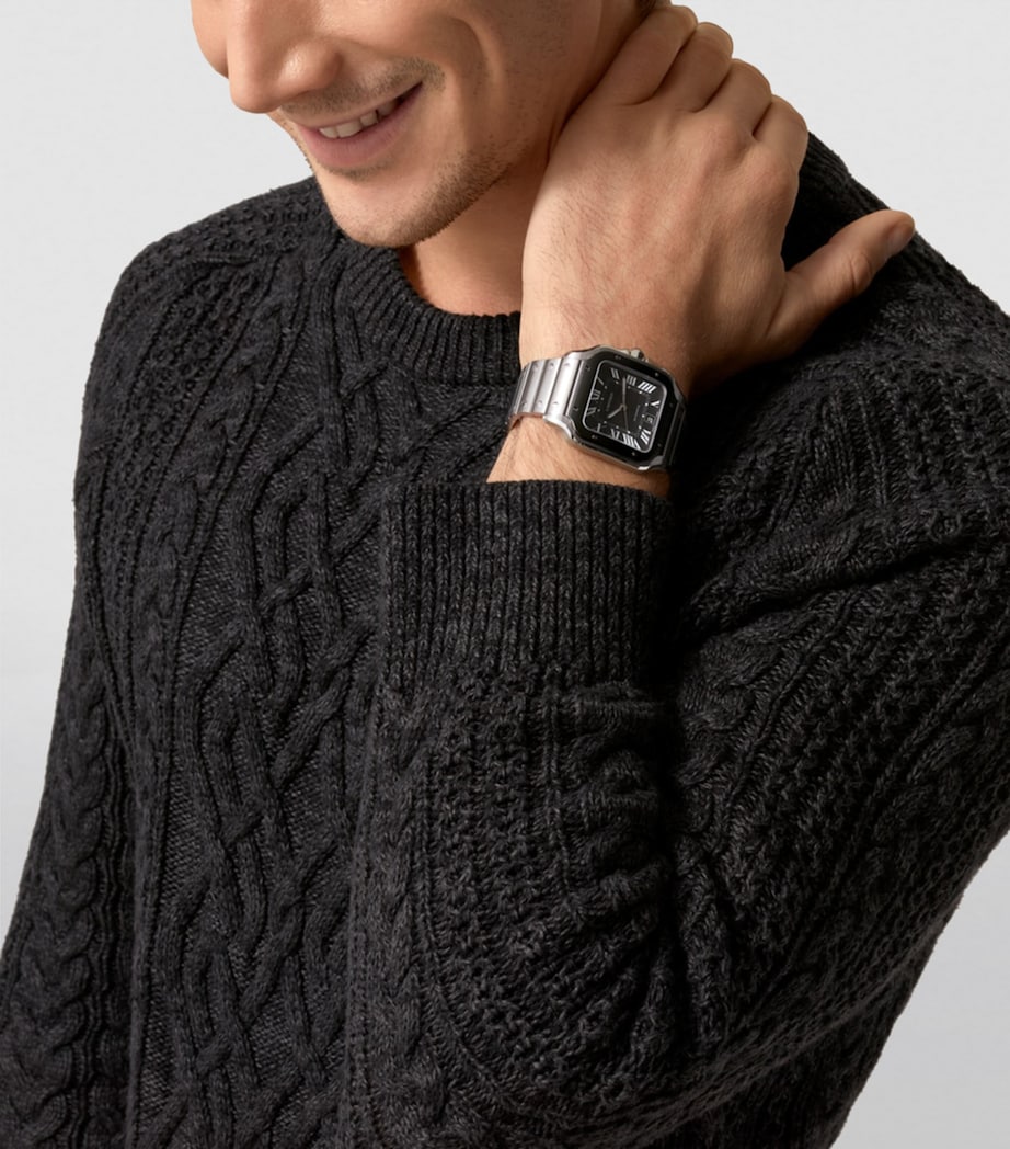 Steel ADLC Santos de Cartier Watch 39.8mm