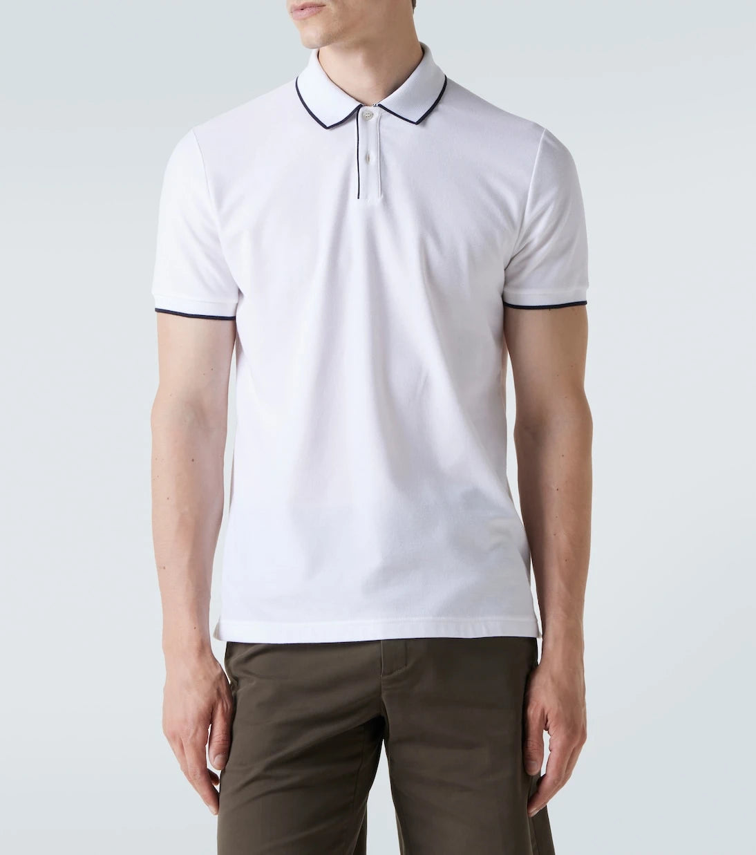 Loro Piana - Cotton-blend piqué polo shirt