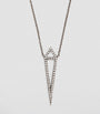 Eva Fehren Blackened White Gold and Diamond Dagger Necklace