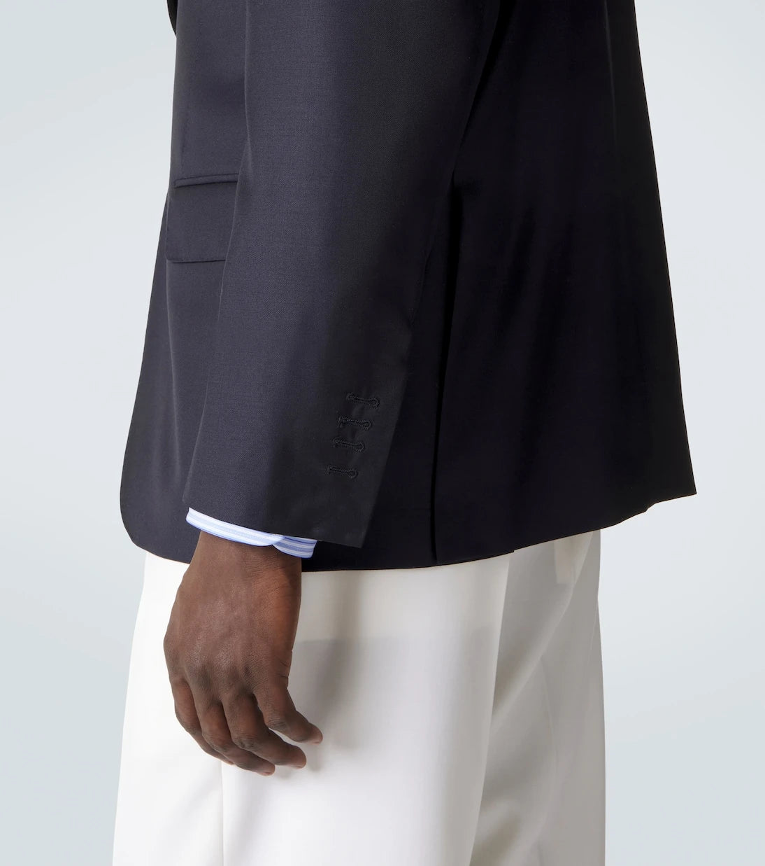 Rubinacci - Single-breasted virgin wool blazer