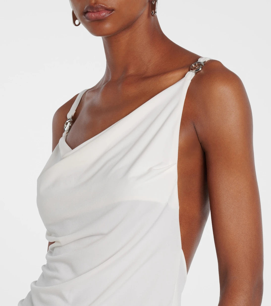 Coperni - Draped open-back jersey maxi dress