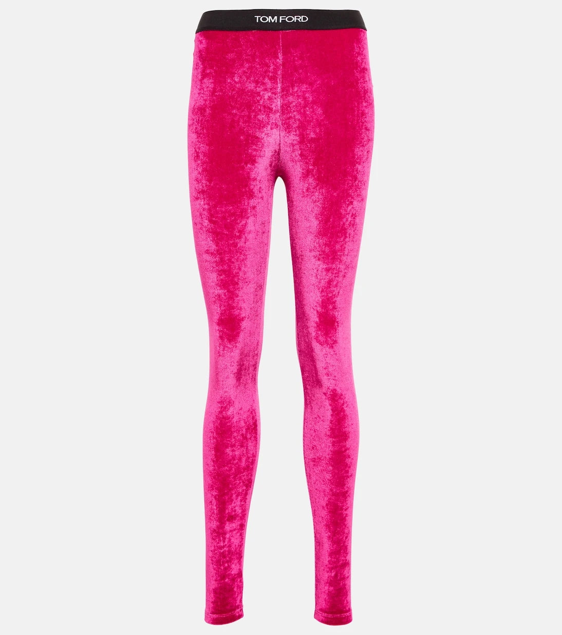 Tom Ford - Logo velvet leggings