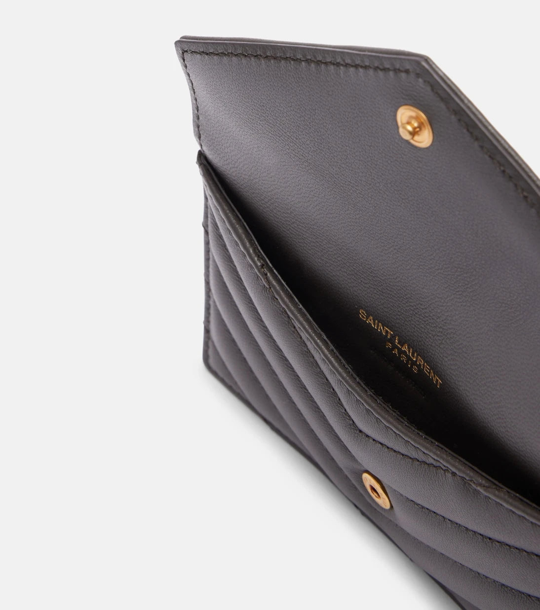 Saint Laurent - Cassandre matelassé leather card case