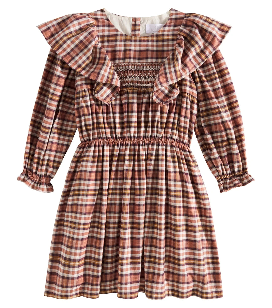 C'era Una Volta - Alice plaid cotton flannel dress